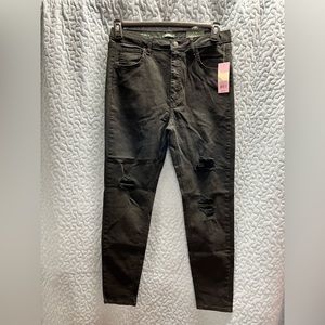 High rise skinny jeans